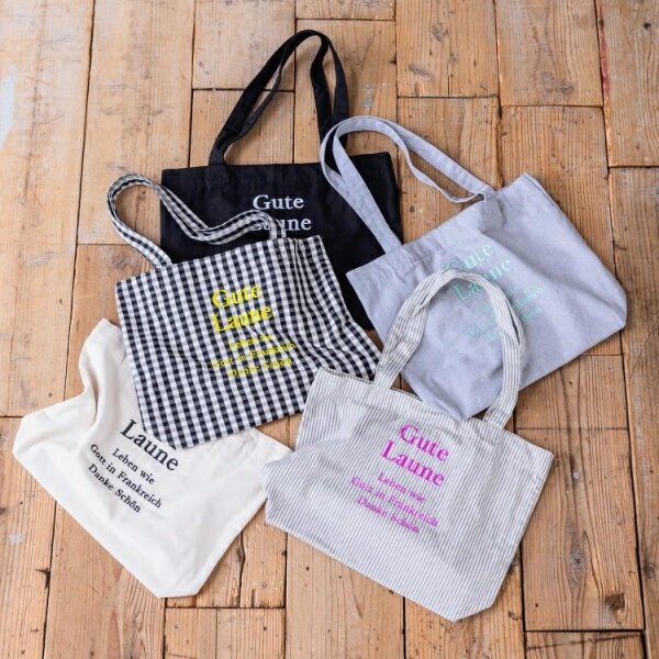 【A4対応】ロゴ刺繍ラージトート／イッツデモ（ITS'DEMO）