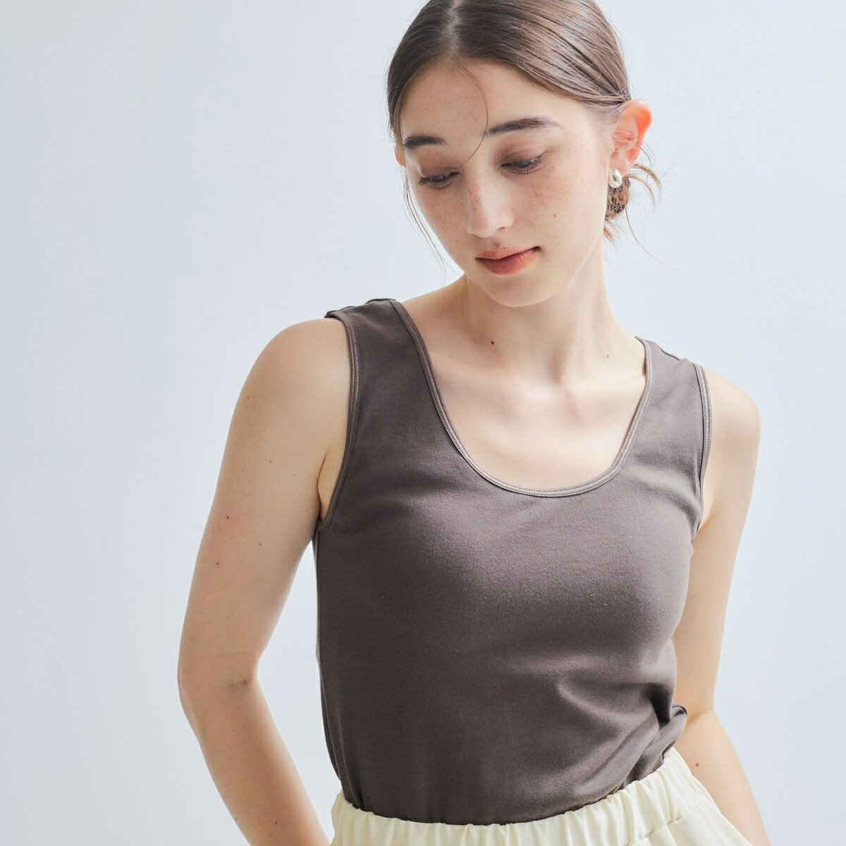 CICA配合パッド付タンクトップ≪洗濯機で洗える≫／ケティ（ketty）