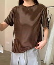 ボーダー柄Tシャツ/バニコ(Banico)