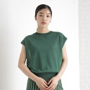 ラメシアーフレンチ袖トップス【セットUP可洗濯機OK】/ザ ショップ ティーケー(THE SHOP TK)