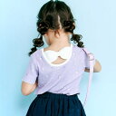 花柄バックリボンTシャツ(80~130cm)/スラップスリップ(SLAP SLIP)