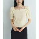 gather puff jersey tops/コードエー(CODE A)