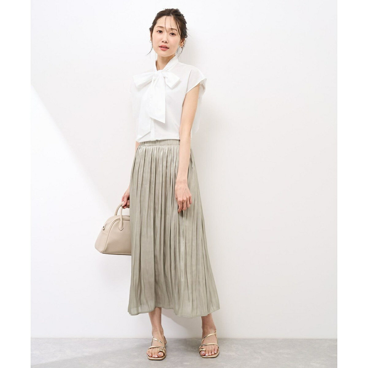 【防シワ】リボンフレンチスリーブシャツ／ロペピクニック（ROPE' PICNIC） 0101marui-12965911 丸井(マルイ)楽天市場店 サンプル画像3