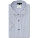 【形態安定 吸水速乾】m.f.エディトリアル カッタウェイ ビジネスドレス半袖シャツ/m.f.エディトリアル(m.f.editorial)