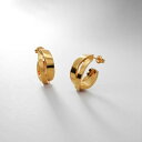 シルバー フラットオーバルクロスピアス GP/ココシュニック オンキッチュ(COCOHNIK onkitsch)
