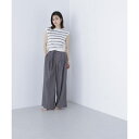 デザインベルトワイドパンツ/ナチュラルビューティーベーシック(NATURAL BEAUTY BASIC)