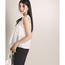 レースドッキングボウタイブラウス/プロポーション ボディドレッシング(PROPORTION BODY DRESSING)