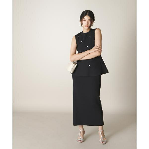 ドット刺繍ニットセットアップ／プロポーション ボディドレッシング（PROPORTION BODY DRESSING）のサムネイル