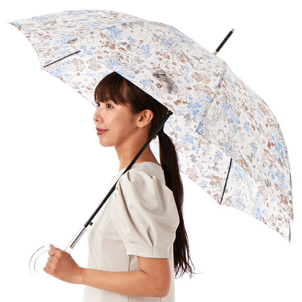 Umbrella - 【 JILL STUART】ヴィンテージフラワープリント雨傘(長傘)／ジル スチュアート（JILL STUART）