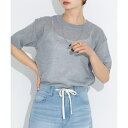 【予約】シアーラメニットTシャツ/アーバンリサーチ サニーレーベル(URBAN RESEARCH SonnyLabel)