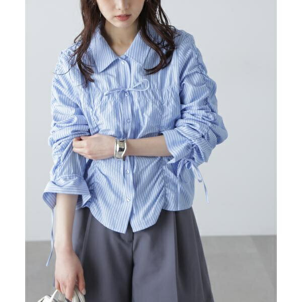 シャーリングストライプシャツ／フリーズマート（Free's Mart）のサムネイル