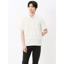 【ストレッチ 綿混】タカキュー タックボーダー カッタウェイ半袖ポロシャツ/タカキュー(TAKA-Q)