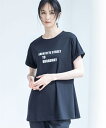 【アルコラージュ】ロゴチュニックTシャツ【接触冷感・UVカット】/エーシーデザインバイアルファキュービック(A/C DESIGN BY ALPHA CUBIC)