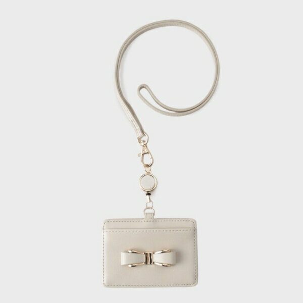 リボンモチーフリール付きパスケース／インデックス（index）