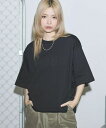 ヴィンテージライクパッチスローガンTシャツ/エムエスジー(MSG)