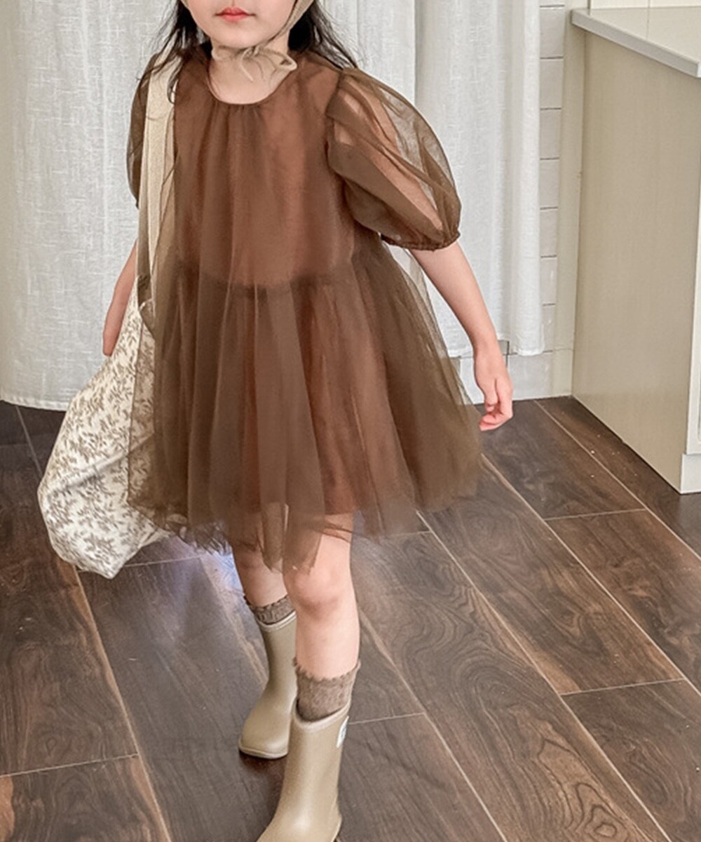 aimoha-KIDS- メッシュワンピース／アイモハ（aimoha）