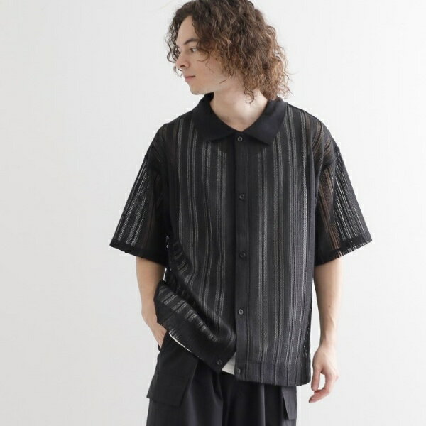 【セットアイテム】透かし編みオープンシャツ/ティーケー タケオキクチ(tk.TAKEO KIKUCHI)