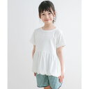 『親子リンク』『WEB/一部店舗限定サイズ』ペプラムバルーンTシャツ(KIDS)/アーバンリサーチ ドアーズ(URBAN RESEARCH DOORS)