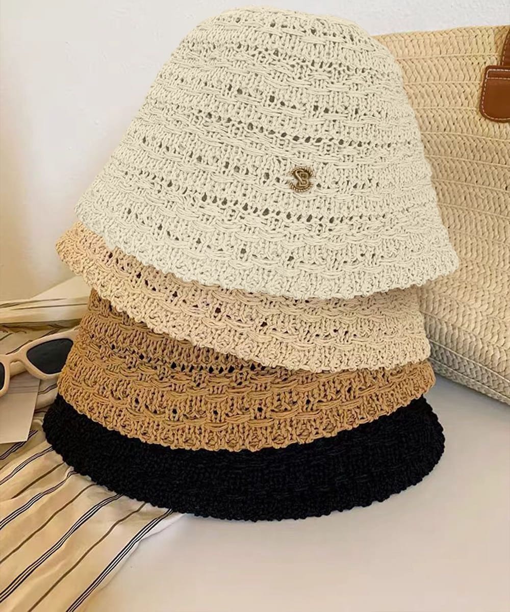 クロシェ編みハット ニット帽／アイモハ（aimoha）