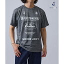 【SOCCERJUNKY/サッカージャンキー】MOISTURE SOAP ワークアウトTEE 25S/ジュンレッド(JUNRED)