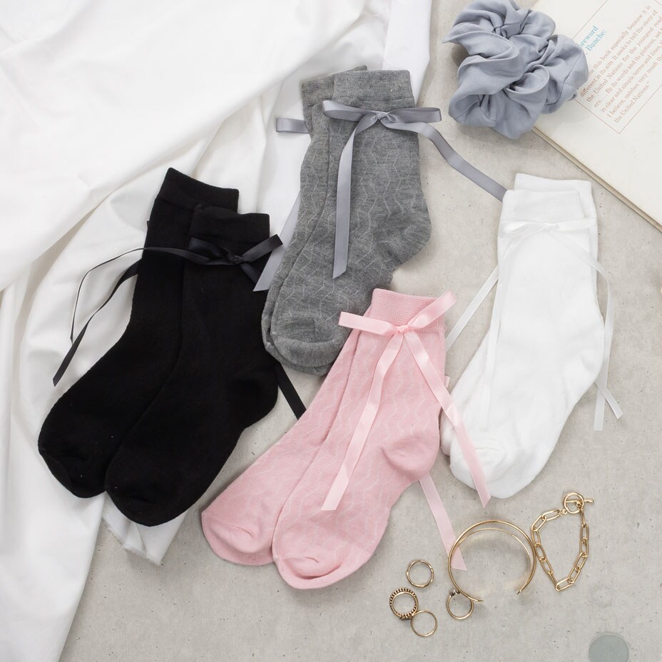 リボン付きソックス／シュベック（SVEC）のサムネイル