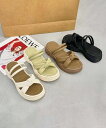 【shoes 365】リボンデザインダブルストラップ厚底サンダル/アイモハ(aimoha)