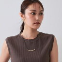 メタルバー×コードネックレス/オペークドットクリップ(OPAQUE.CLIP)