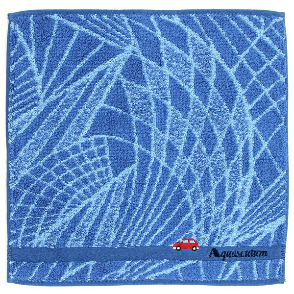 アクアスキュータム　メンズ　タオルハンカチ　赤い車刺繍　【Aquascutum】／アクアスキュータム（AQUA..