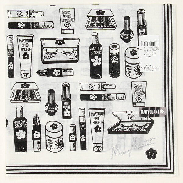 マリークヮント　プリントハンカチ　コスメ　【MARY QUANT　マリークワント】／マリークワント（MARY QUANT）のサムネイル
