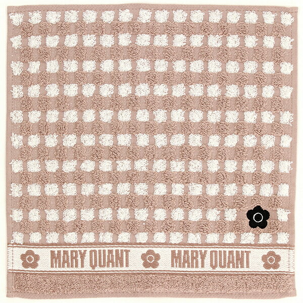 マリークヮント　タオルハンカチ　チェック模様　【MARY QUANT　マリークワント】／マリークワント（MARY QUANT）のサムネイル