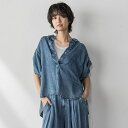 バイオシルクデニムブラウス≪洗濯機で洗える≫/メイソングレイ(MAYSON GREY)