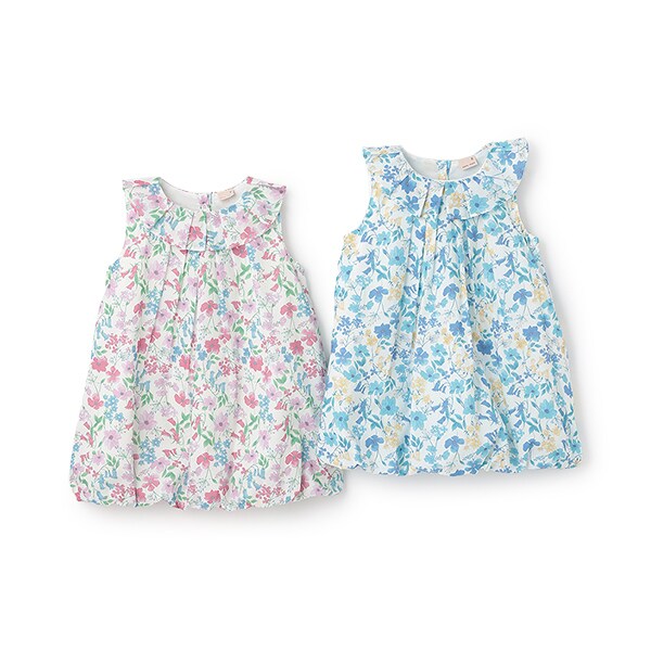 花柄バルーンワンピース／プティマイン（petit main）のサムネイル