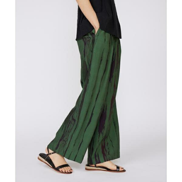 プリントパンツ《la veille by SUPERIOR CLOSET》／イネド（INED）