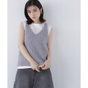 フリンジニットベストセット/ナチュラルビューティーベーシック(NATURAL BEAUTY BASIC)