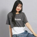 【セットアイテム】ダメージTシャツ+タンクセット/ピンクラテ(PINK-latte)