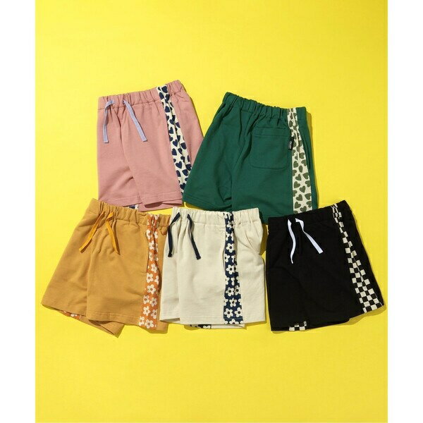 サイド総柄切替カットソーパンツ 4分丈／ブリーズ（BREEZE）のサムネイル