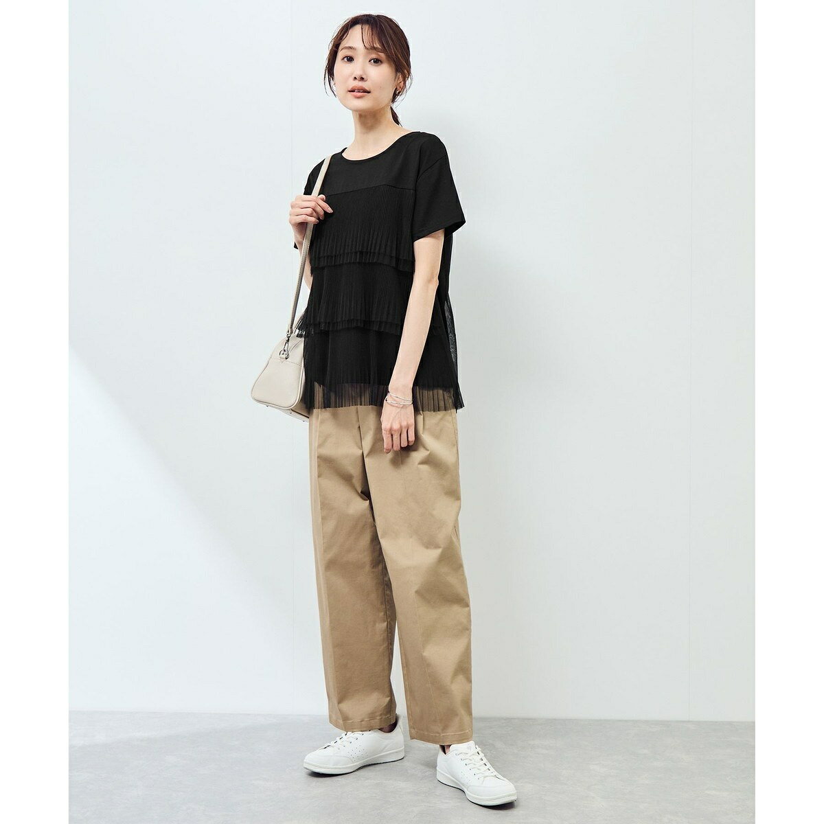 プリーツチュールドッキングTシャツ／ロペピクニック（ROPE' PICNIC） 0101marui-12940742 丸井(マルイ)楽天市場店 サンプル画像2