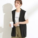 【S-LL2点セット体型カバーにも】着回しいろいろ ジレ+ロゴTシャツ/シューラルー(SHOOLARUE)