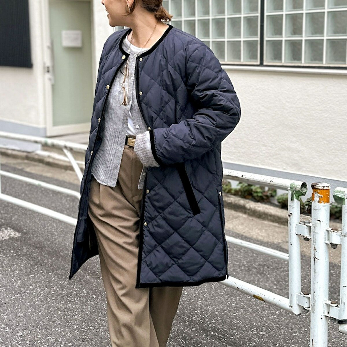 【TAION×LIMONTA】別注ベロアパイピングロングダウン／ノーリーズ（NOLLEY'S）のサムネイル