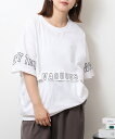 ポケット付きオーバーサイズシルエットロゴプリントTシャツ/アットワン(atONE)