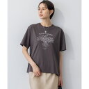 【洗える】JANE PACKERコラボ フラワー刺繍 Tシャツ/23区(23KU)