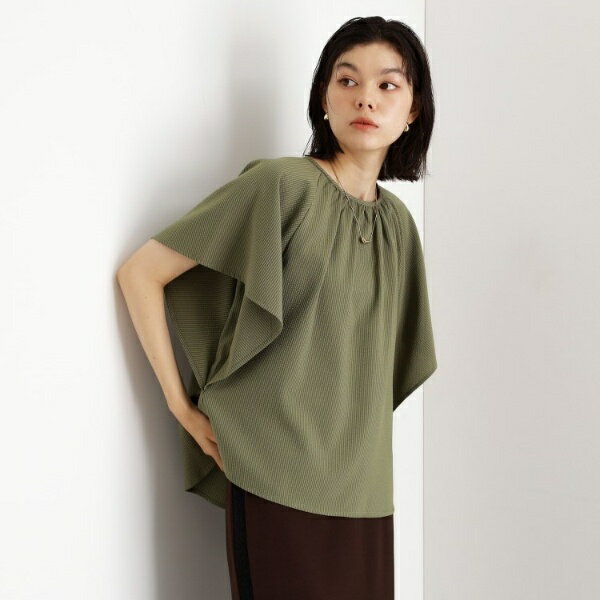 フレアスリーブブラウス【二の腕カバーUV洗濯機OK】／ザ ショップ ティーケー（THE SHOP TK）(4)
