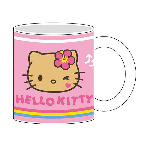 サンリオ ハローキティ 日焼けシリーズ マグカップ ピンク キッチン 食器 平成レトロ／パーフェクト・ワールド・トーキョー（Perfect World Tokyo）のサムネイル