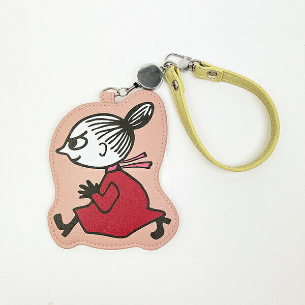 ムーミン リトルミイ リール付きダイカットパスケース ピンク 定期入れ MOOMIN／パーフェクト・ワール..