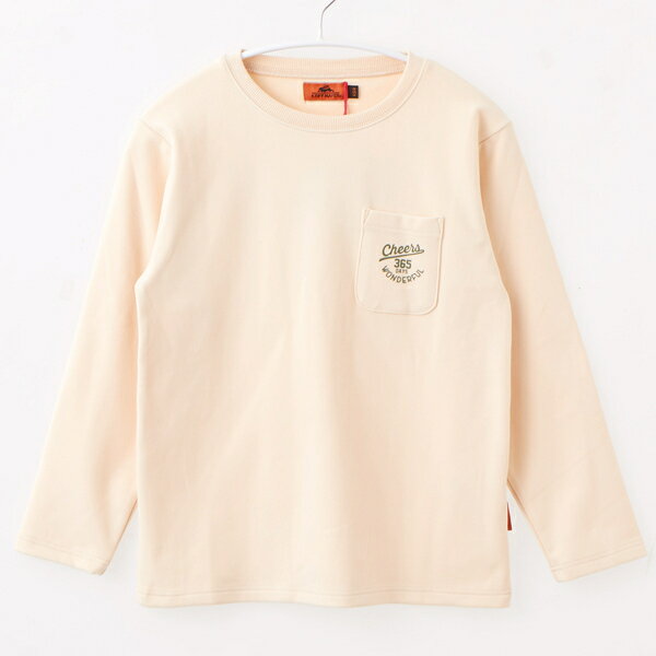 【もちっ！伸びる！】もちのび ポケット クルー Tシャツ 120cm〜170cm／クリフメイヤー（KRIFF MAYER）