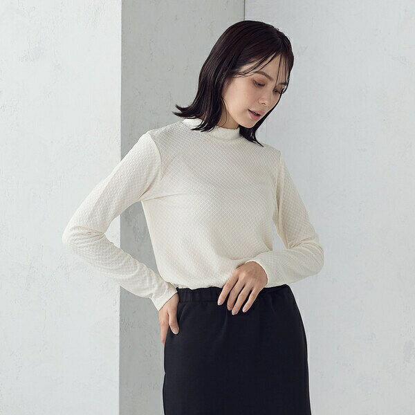 プチハイネック ロングTシャツ／コムサイズム（COMME CA ISM）