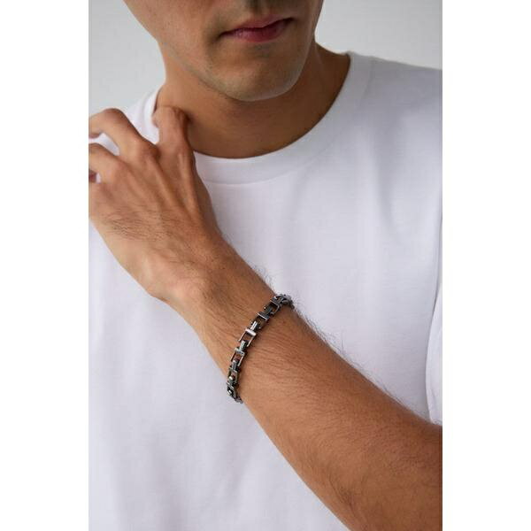 スクエアブロックチェーンブレスレ