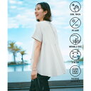 【UVケア/接触冷感】BEAUTY FORM-T バックフレアTシャツ/アンフィーロ(UNFILO)