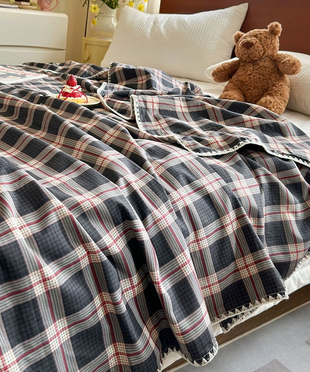 レトロガーリー コットンブランケット／アイモハ（aimoha）