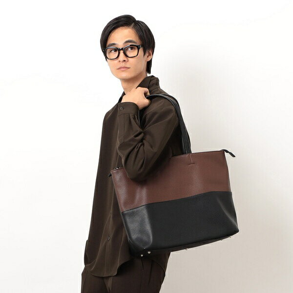 バイカラー トートバッグ／コムサイズム（COMME CA ISM）